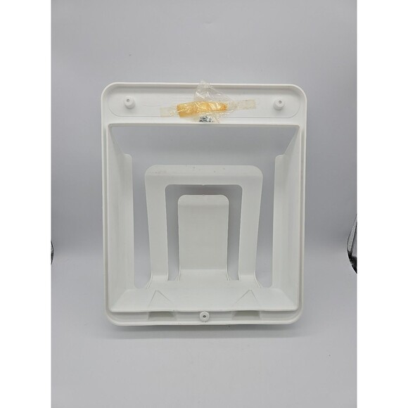 Vtg Rubbermaid Paper Grocery Bag Holder Organizer Storage Kitchen No. 2313 White - Picture 2 of 5